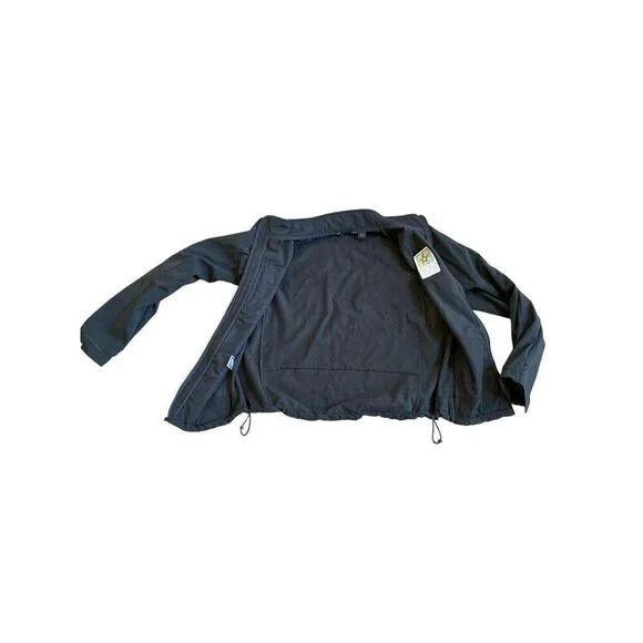 Eddie Bauer Softshell Jacket Army Team Microsoft Logo Navy Blue - Picture 6 of 9